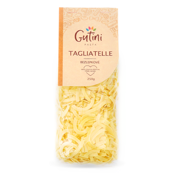 GUTINI - Těstoviny BZL Tagliatelle, bez lepku a bez kukuřičné mouky, 250g