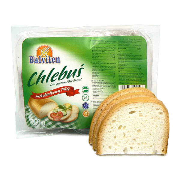 BALVITEN - Chléb PKU - Chlebuš - nízkobílkovinný PKU, 250g, (ct10)