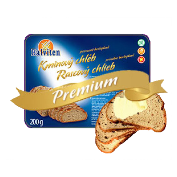BALVITEN-Chléb Kmínový bez lepku 200g PREMIUM