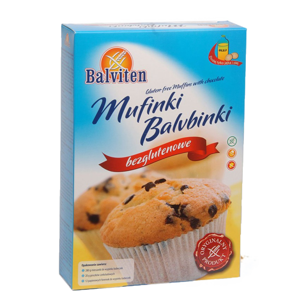 BALVITEN-Směs-Mufinky Balvinki s kousky čokolády bez lepku 280g