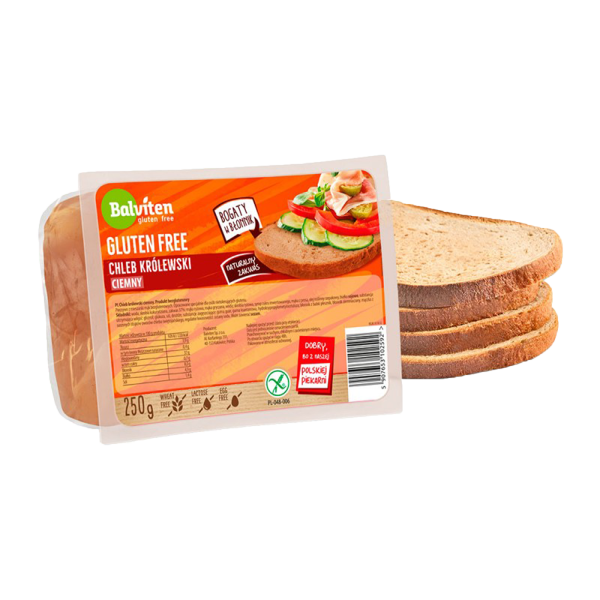 BALVITEN – Chléb Královský – tmavý SUPREME, bez lepku, 250 g