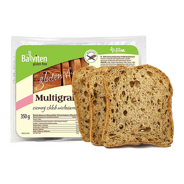 BALVITEN - Chléb tmavý - MULTIGRAIN, bez lepku, 350g (ct10)