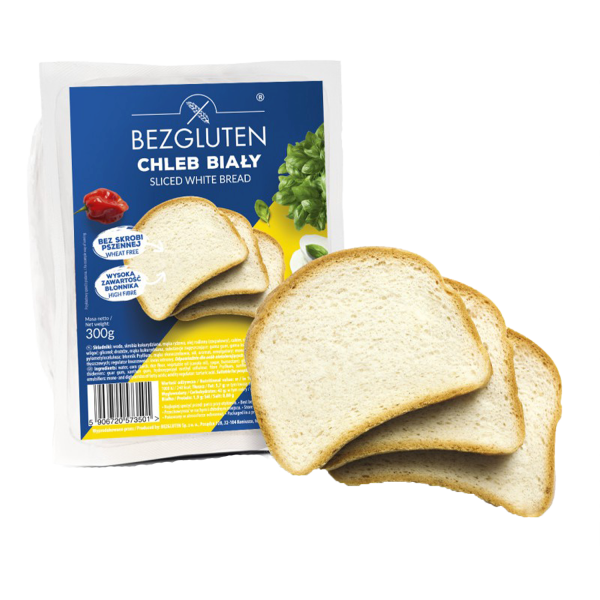 BEZGLUTEN - Chléb bílý bez lepku 300g VEGAN ct10