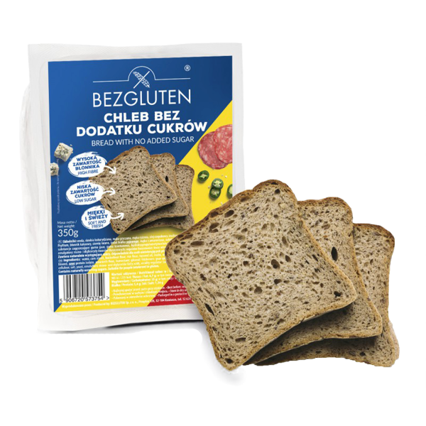 BEZGLUTEN - Chléb vícezrnný - bez cukru, bez lepku 350g ct10