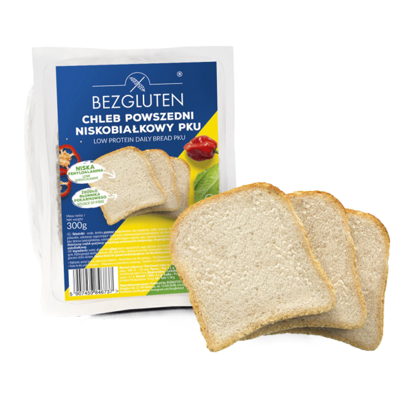BEZGLUTEN - Chléb PKU - denní nízkobílkovinný PKU 300g ct10