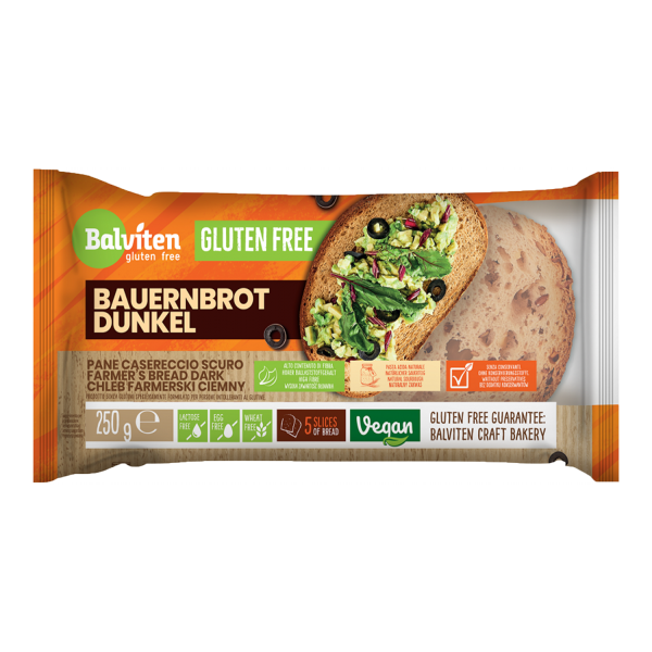 BALVITEN-Chléb farmářský tmavý Bauerbrot, bez lepku 250g
