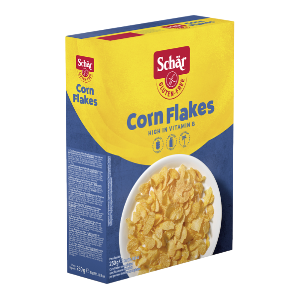 SCHÄR - Corn Flakes - kukuřičné lupínky, bez lepku, 250g (ct 6)