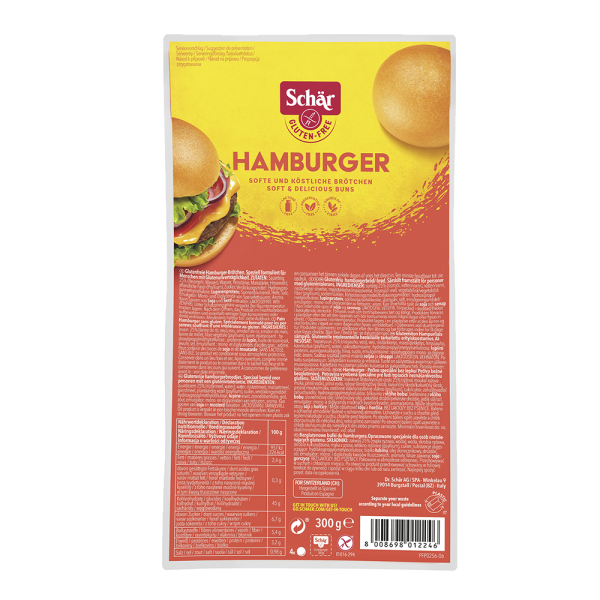 SCHÄR - Hamburger, bez lepku, 300 g (ct 4)