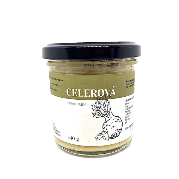 PURAVITA-Celerová pomazánka s mandlemi, bez lepku, 140g, ct 16