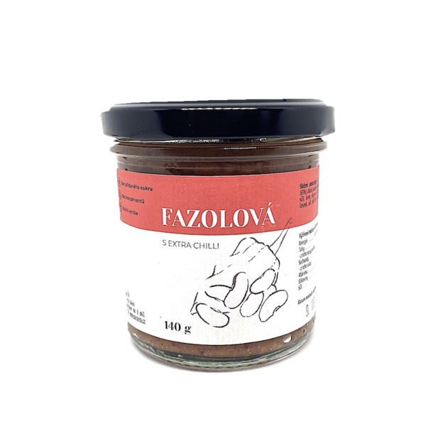 PURAVITA-Fazolová pomazánka s extra chilli, bez lepku, 140g, ct 16