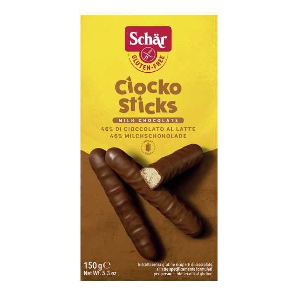 SCHÄR - tyčinka Ciocko Sticks - čokoládové, bez lepku, 150g (ct 6)