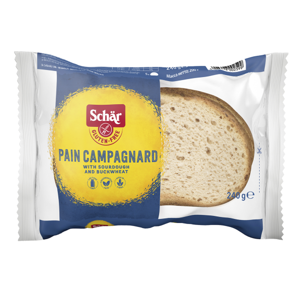 SCHÄR - chléb Pain Campagnard - selský, bez lepku, 240g (ct 5)