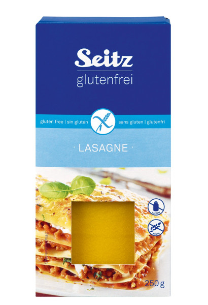 SEITZ-Těstoviny-LASAGNE klasického typu, bez lepku, 250g (ct 12)