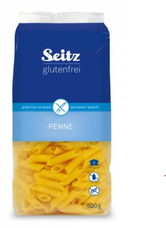 SEITZ-Těstoviny-PENNE bez lepku, 500g (ct 10)