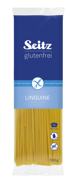 SEITZ-Těstoviny-LINGUINE, ploché špagety bez lepku, 500g (ct 12)