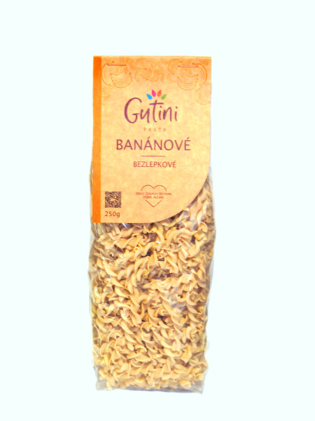 GUTINI - Těstoviny Banánové bez lepku a bez kukuřičné mouky, 250g (ct 49)