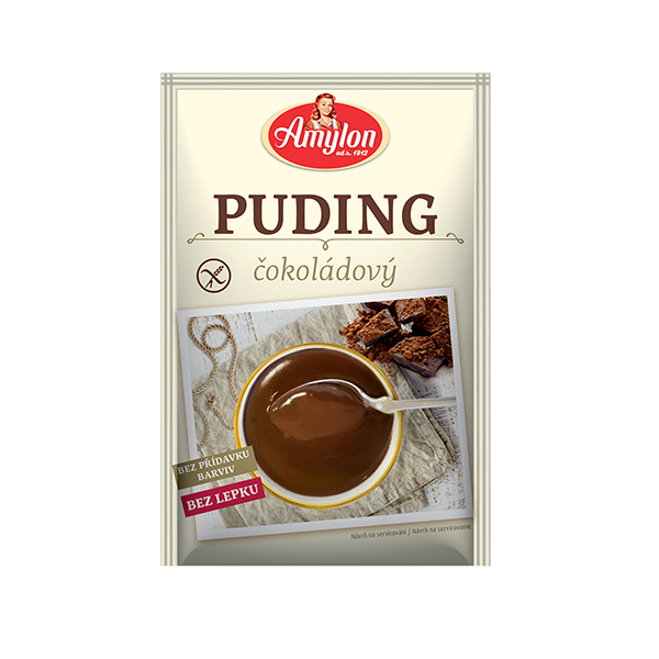 Amylon – Puding čokoládový, bez lepku, 40 g (ct30)