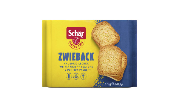 SCHÄR - Zwieback - suchý chléb, bez lepku, 175g (ct 6)