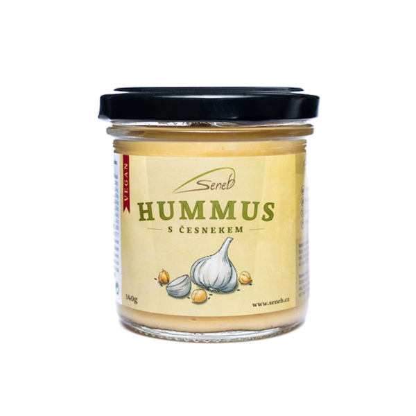 Seneb - HUMMUS s česnekem, bez lepku, 140 g