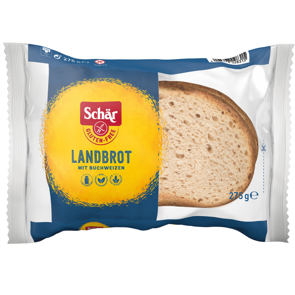 SCHÄR - chléb Venkovský, LANDBROT, bez lepku, 275g
