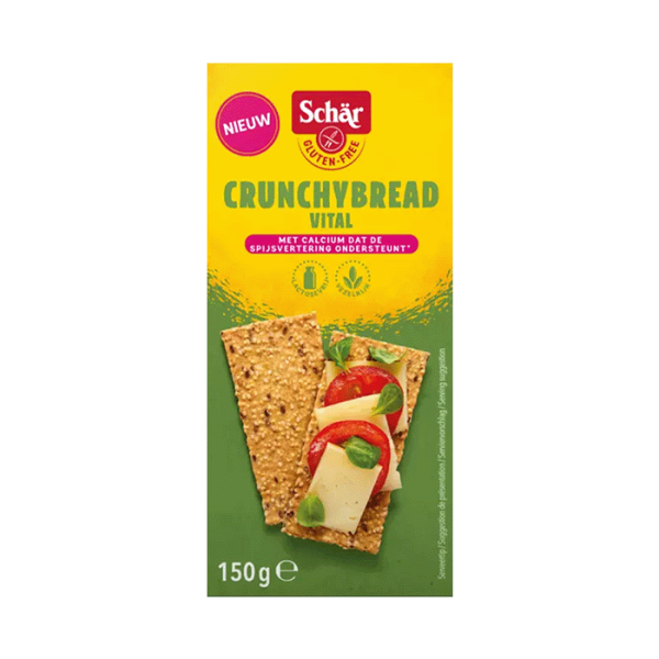 SCHÄR - chléb Crunchybread Vital, bez lepku, 150g